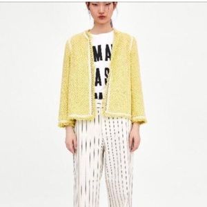 Zara Tweed jacket New w/tags Everyday Outfit!,